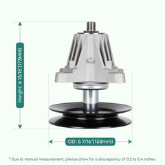 PetMigo spindle side profile displaying mounting holes for easy bolt fitment