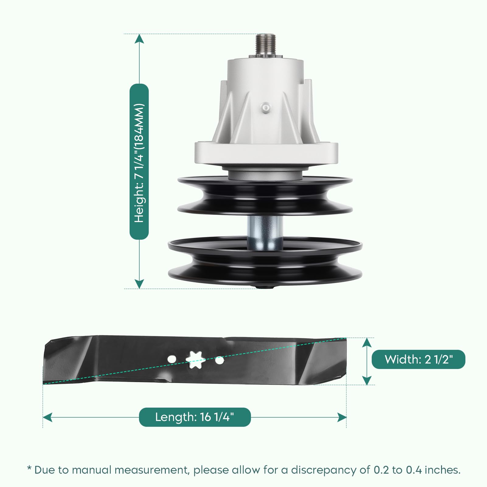 PetMigo close-up of spindle bearing and seal, highlighting durability and fit
