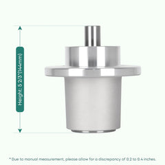 PetMigo close-up of spindle housing detail highlighting corrosion-resistant aluminum