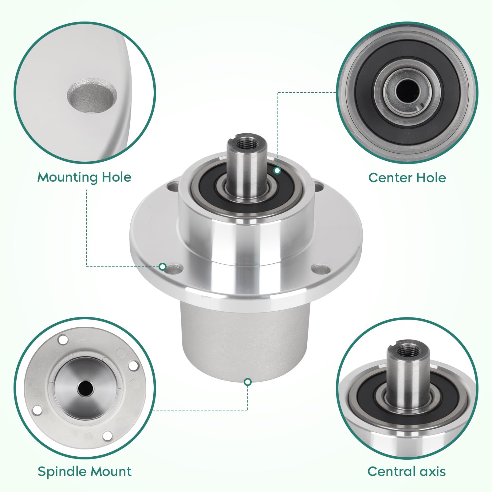 PetMigo side profile showing spindle dimensions for accurate fit verification