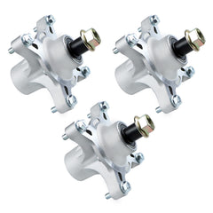 PetMigo spindle front view showing mounting flange and shaft for easy replacement