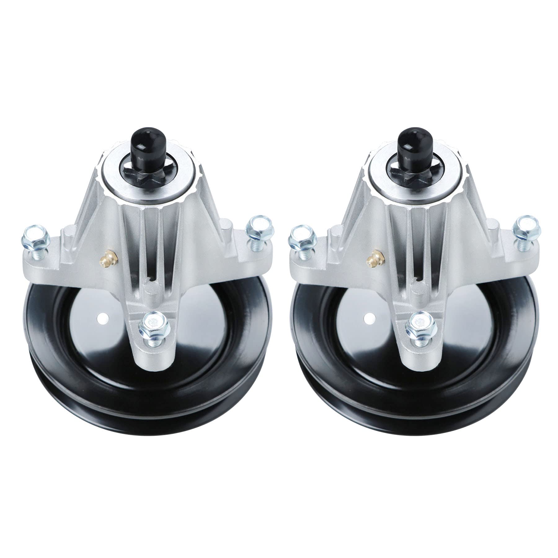 PetMigo spindle front view showing precise hub and stable fit benefit
