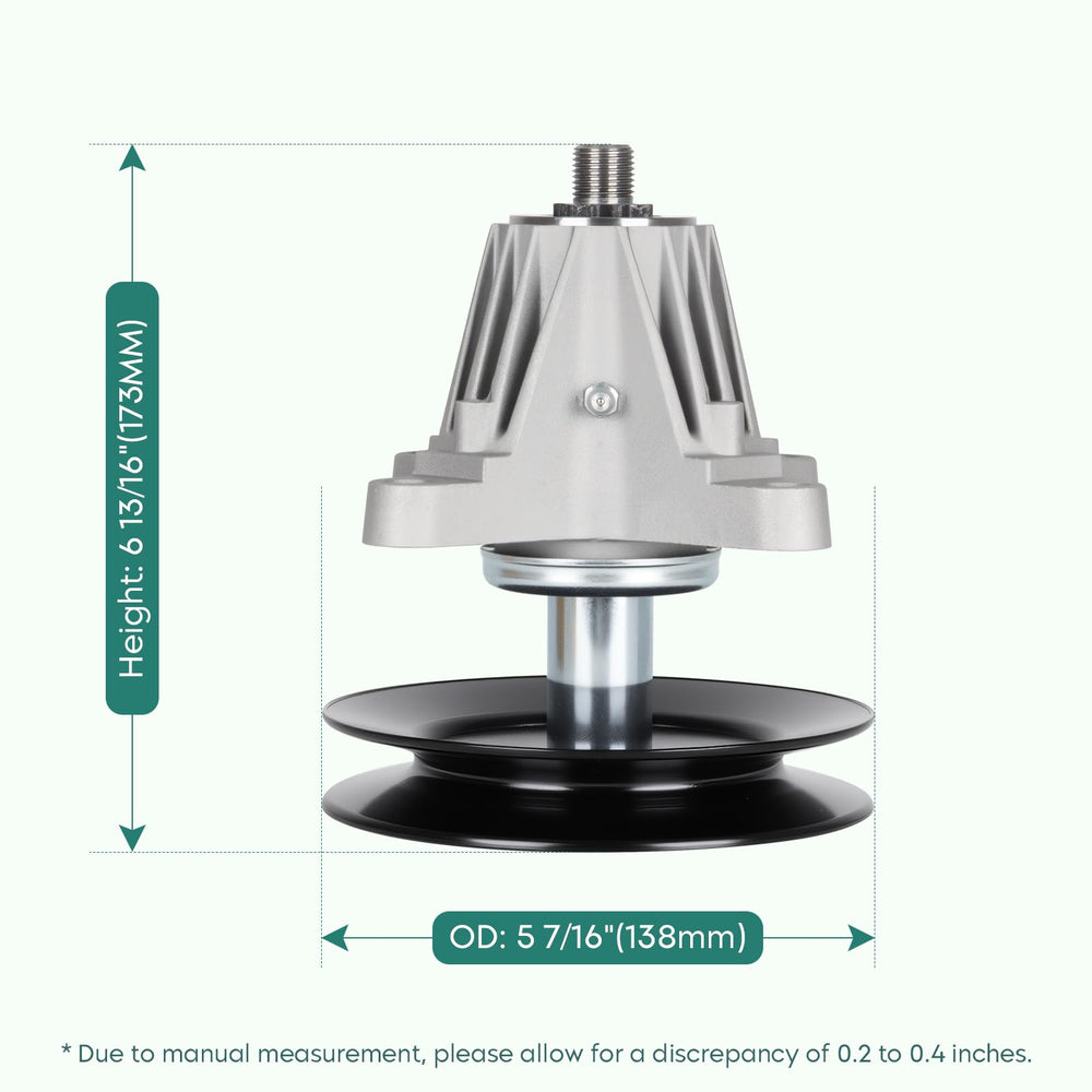 PetMigo spindle mounting flange detail showing 6-point star design for secure blade attachment