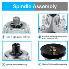 PetMigo spindle pulley detail highlighting 6 1/4 inch pulley OD for proper belt seating