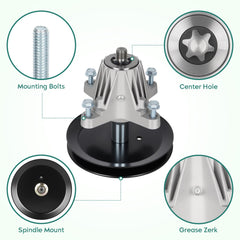 PetMigo spindle pulley face with 6¼ inch diameter visible for correct belt seating