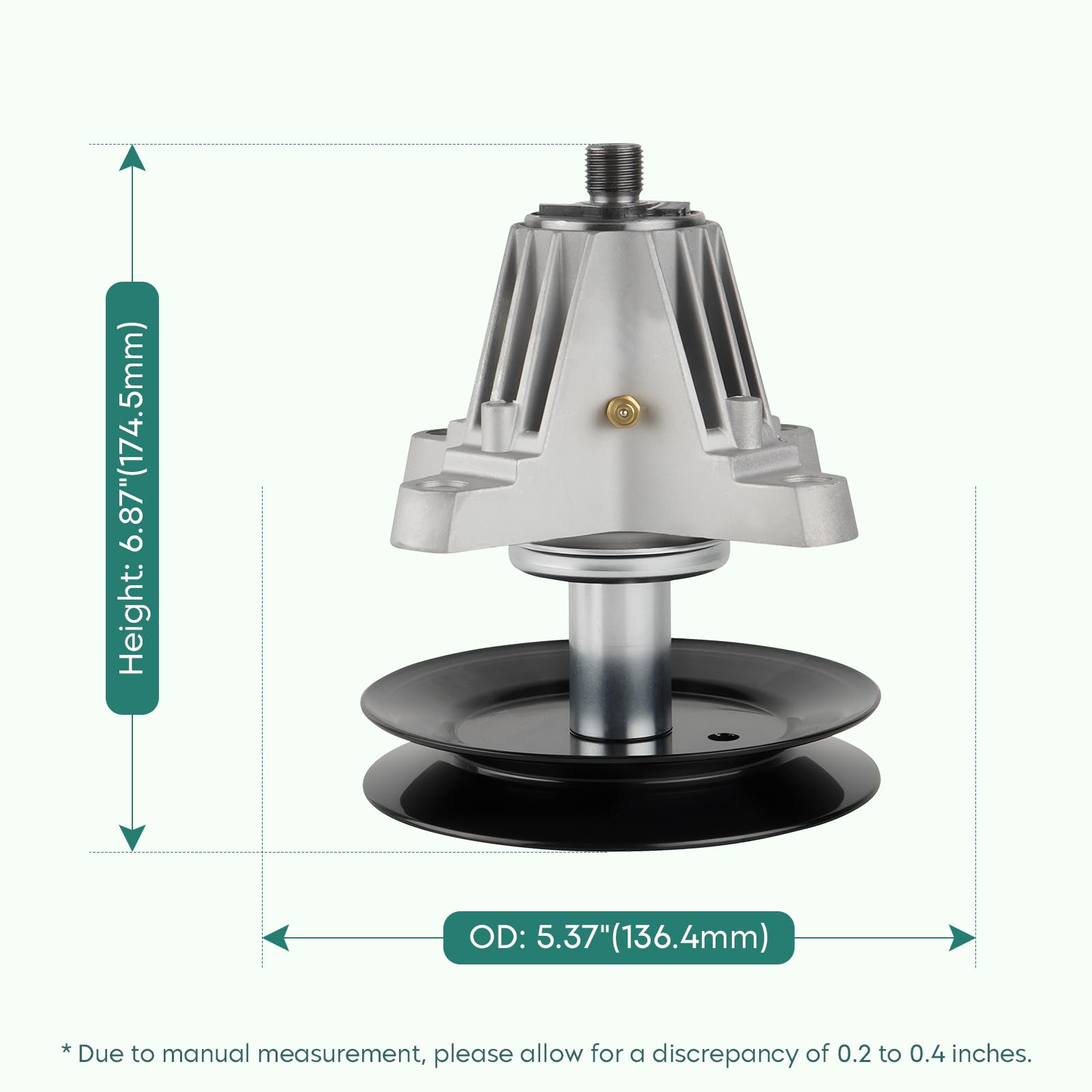 PetMigo spindle side profile highlighting shaft for reliable blade connection