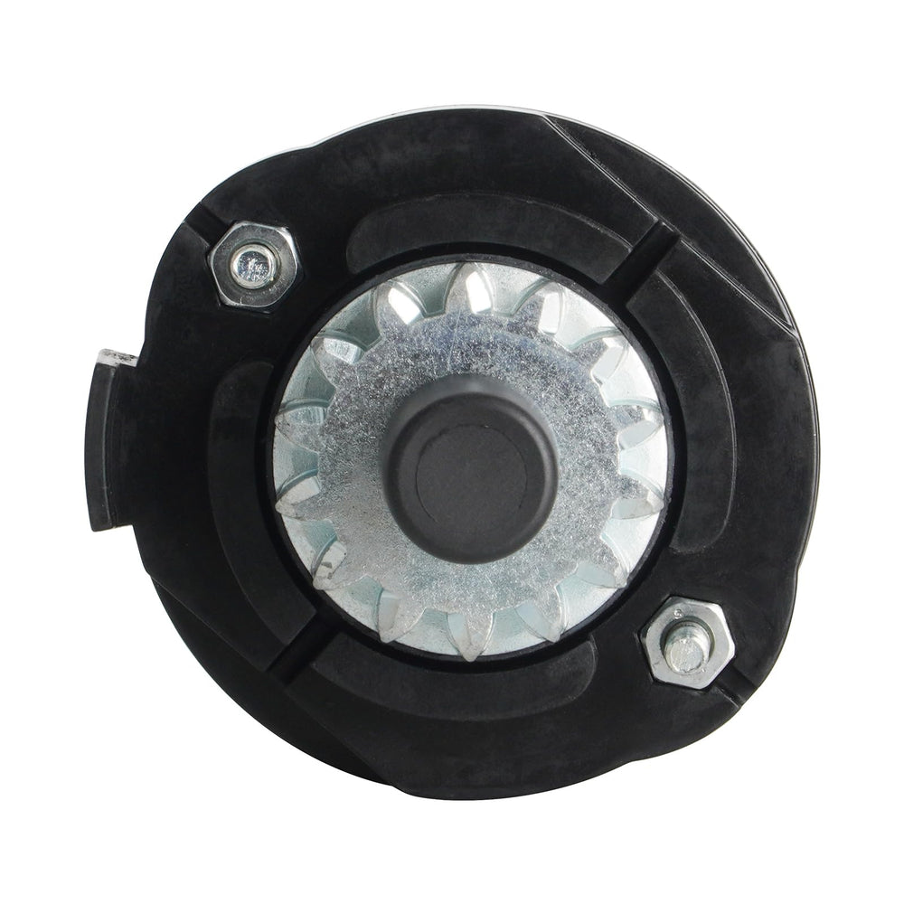 PetMigo starter in a garage during install showing straightforward DIY replacement