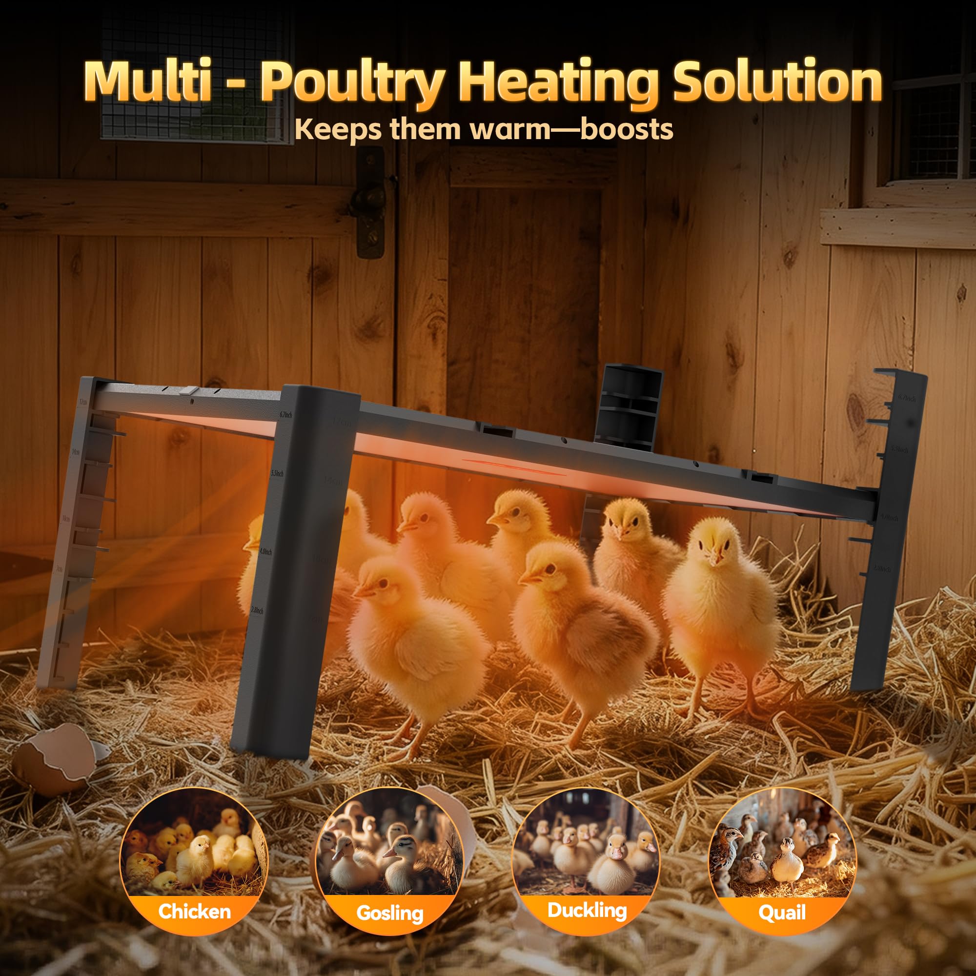 PETNF brooder plate close-up of ABS surface texture for easy cleaning benefit