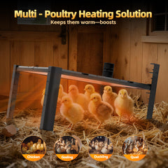 PETNF brooder plate close-up of ABS surface texture for easy cleaning benefit