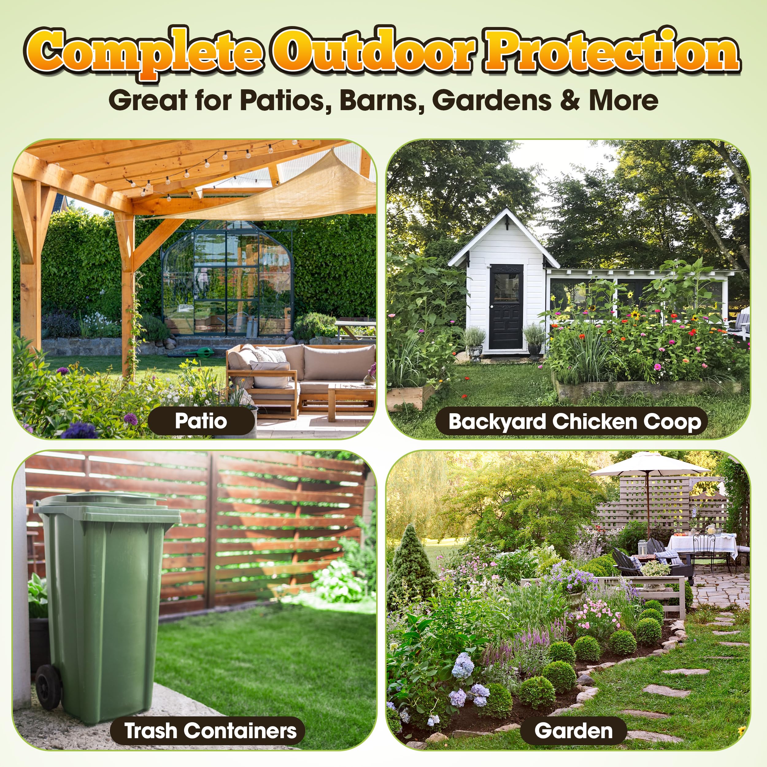 Petra ForceField on patio with family enjoying outdoors and comfort