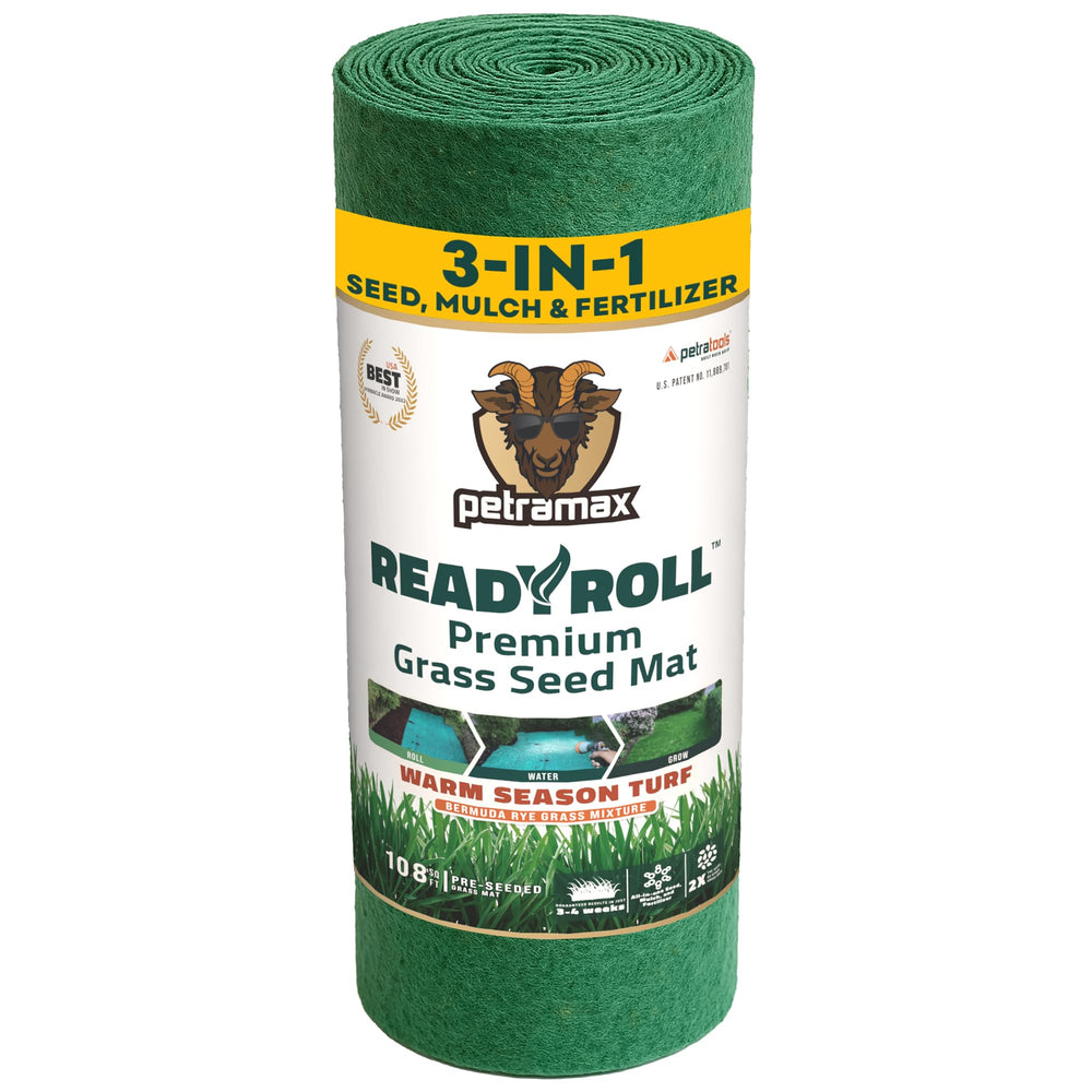 PETRAMAX front view of ReadyRoll packaging shows product and benefits