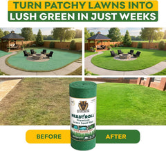 PETRAMAX ReadyRoll partially unrolled on soil for easy installation benefit