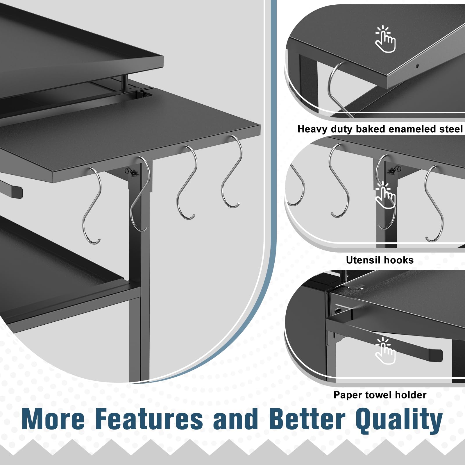 Petrirufun folded shelf profile demonstrating compact storage benefit