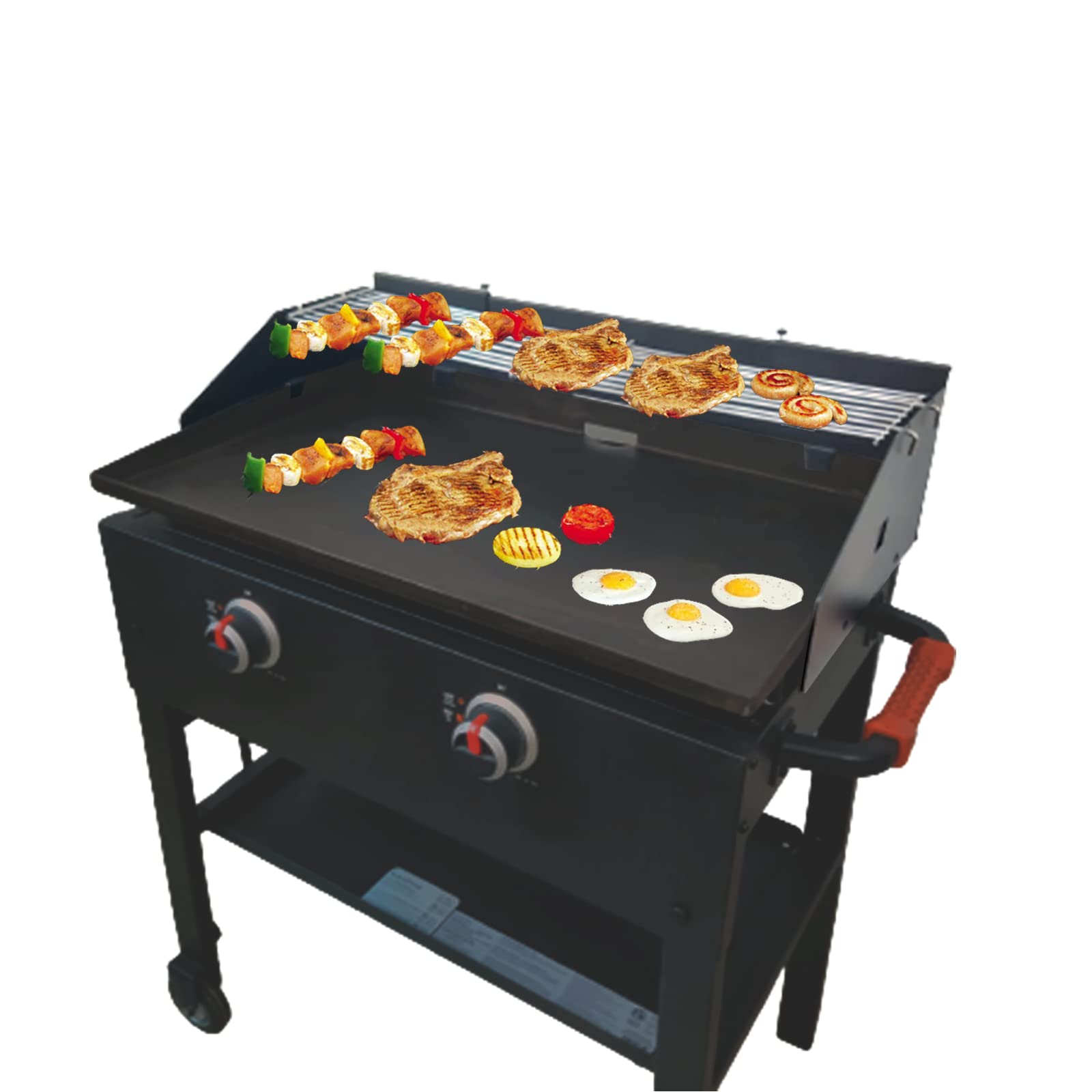 Petrirufun lifestyle backyard grill setup demonstrating extra capacity and control