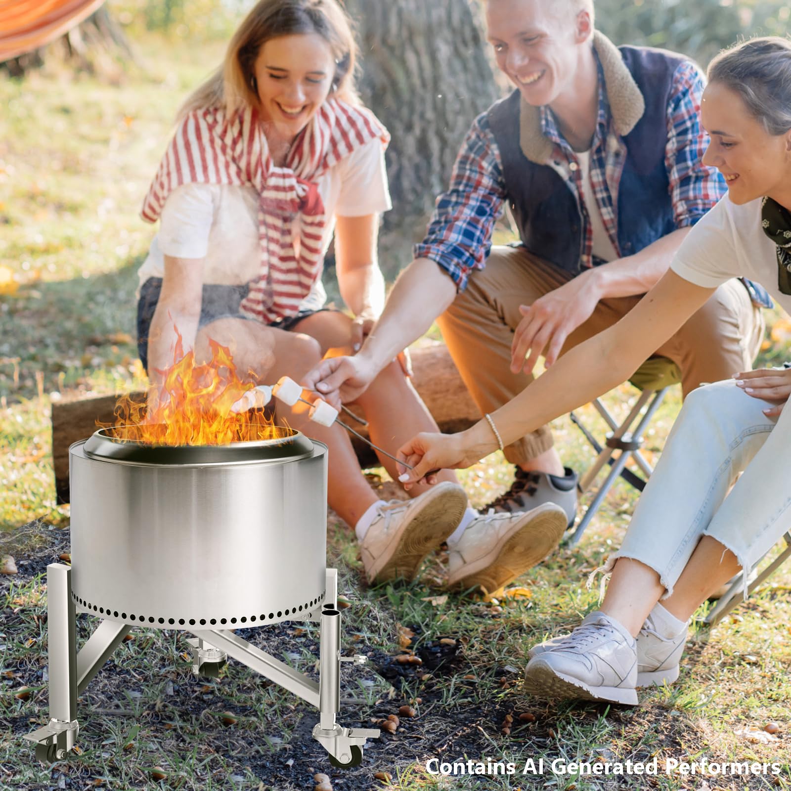Petrirufun stand in backyard lifestyle scene enabling convenient outdoor cooking benefit