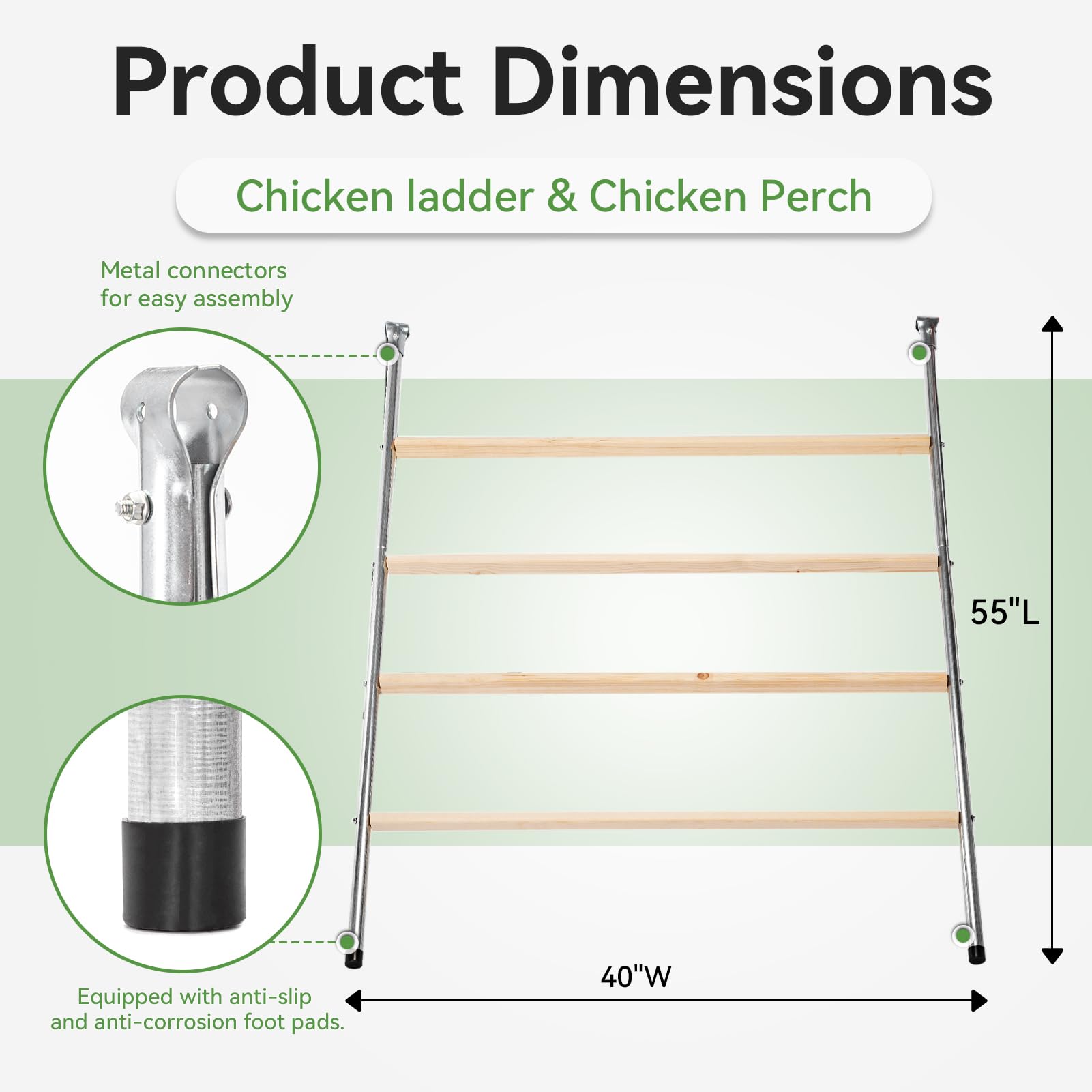 Petsfit metal connection detail illustrating galvanized durability and rust resistance
