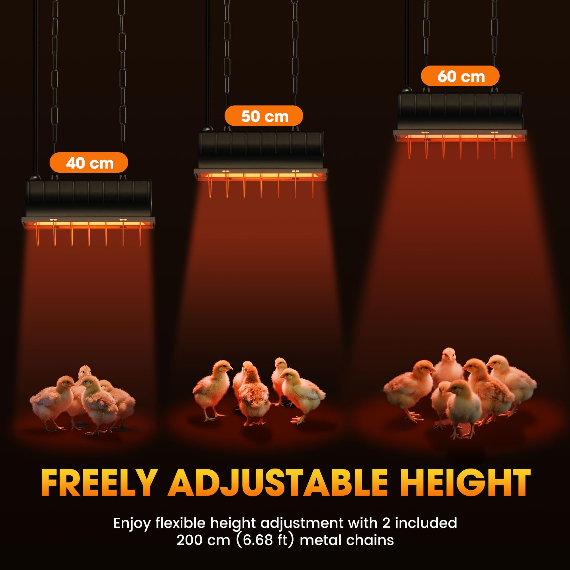 PETSOLON lamp next to hand illustrating compact size and scale