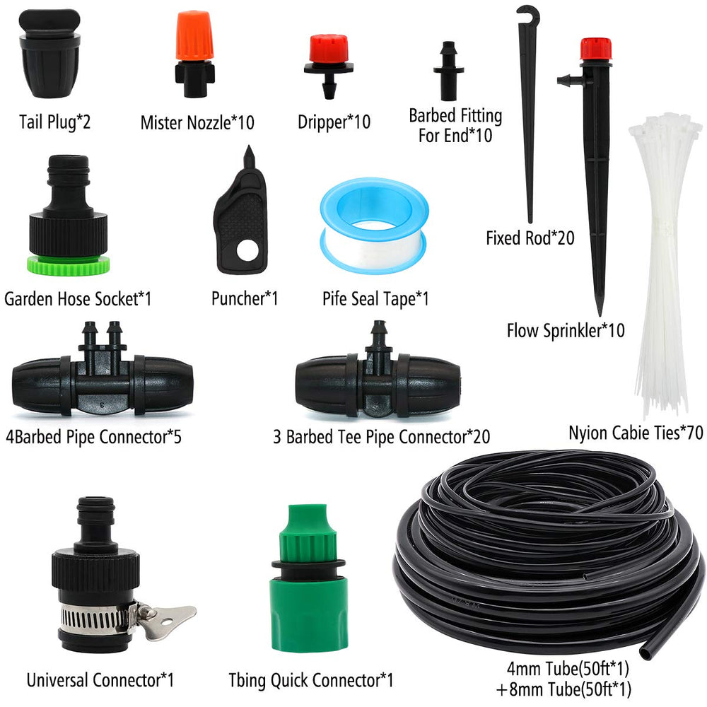 PETUOL accessories laid out including drippers puncher and tape for flexible customization benefit