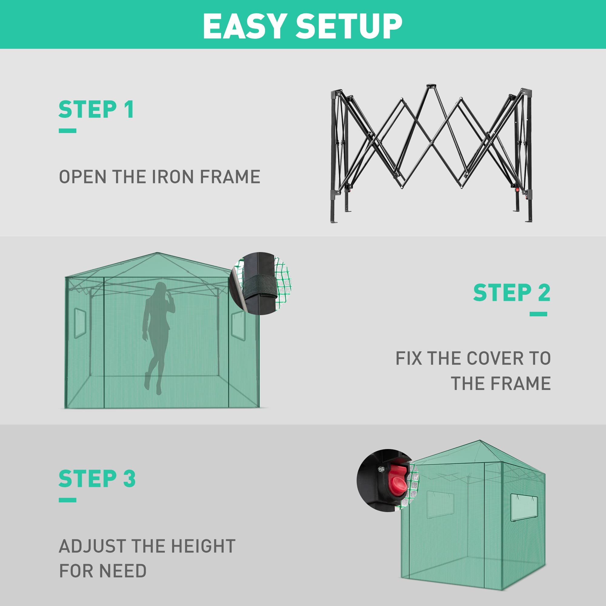 PexFix close-up mesh window detail for ventilation and pest protection