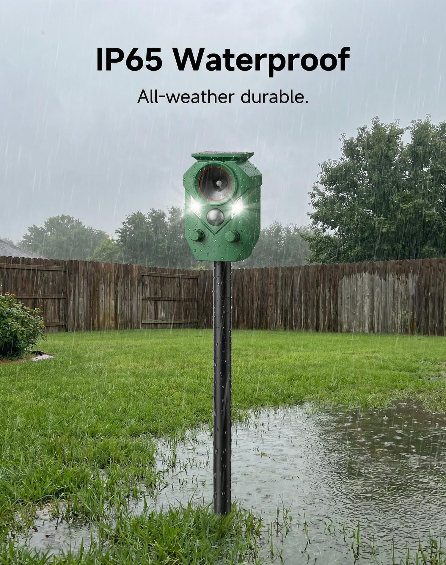 PEXPEL installed in garden bed protecting plants without harm