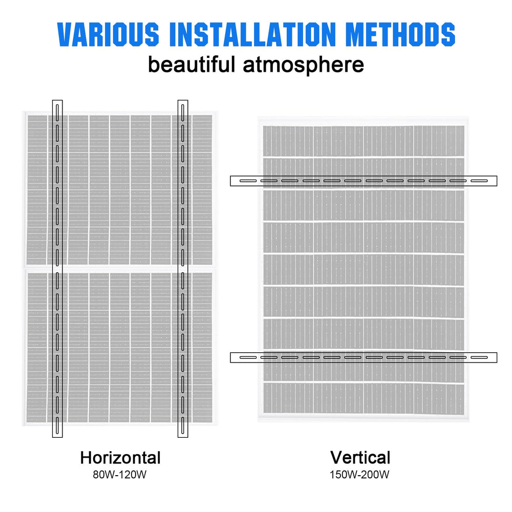 PFCTART solar panel attached horizontally for secure low-profile installation