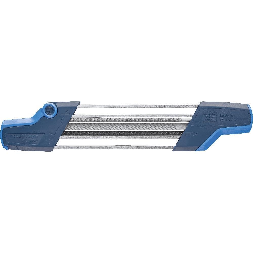 PFERD afilador CS‑X frontal mostrando su forma ergonómica y control