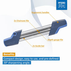 PFERD depth gauge file displayed separately for accurate bite adjustment benefit