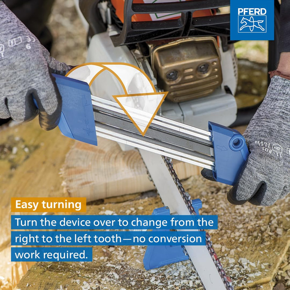 PFERD CS-X included files layout with spare files for extended maintenance life