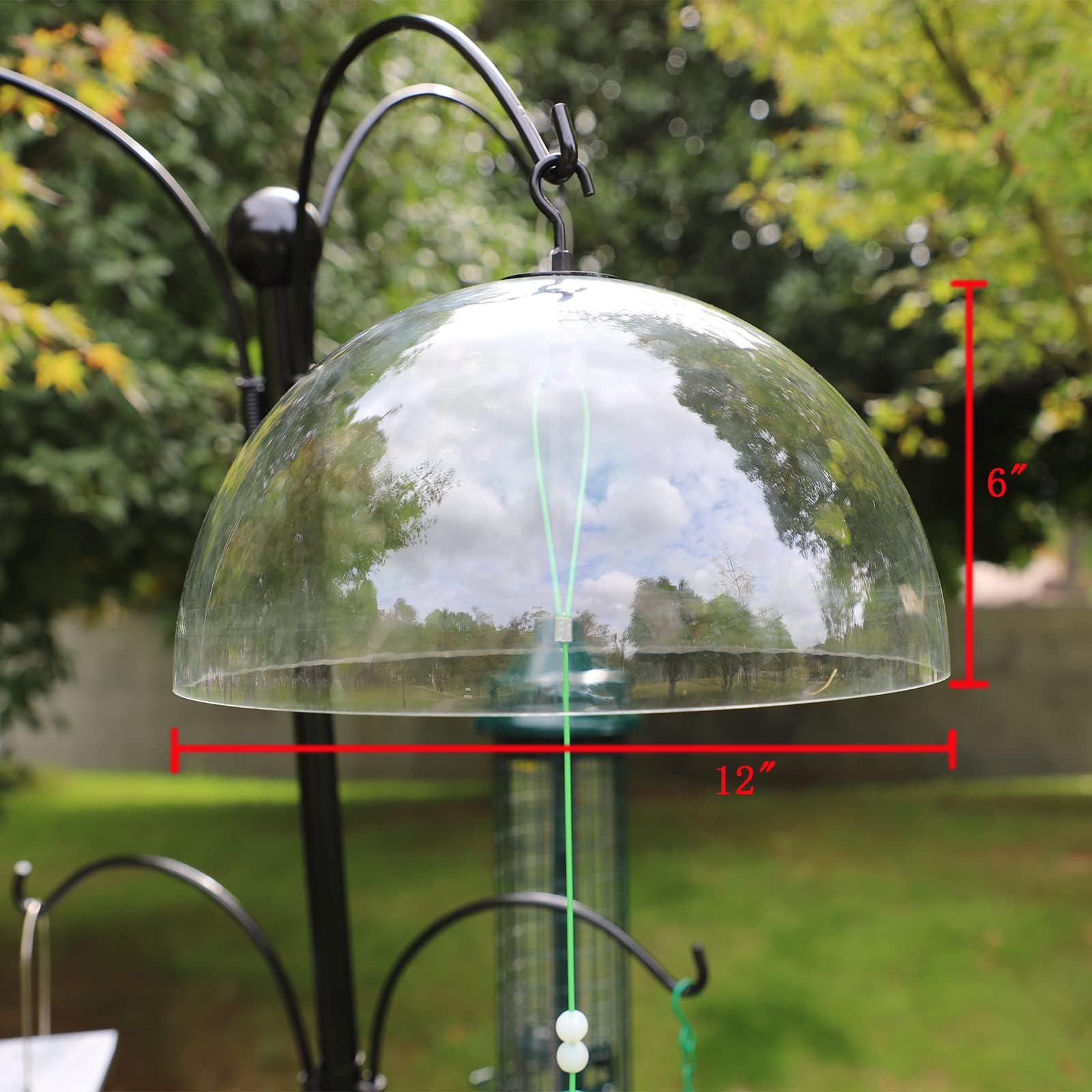 PFNRTH baffle close-up of edge and mounting hole demonstrating weather-resistant finish
