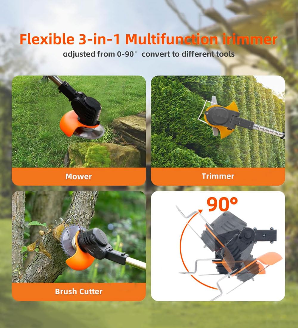 PFYELYI close-up of 90-degree adjustable cutting head for tight-space access