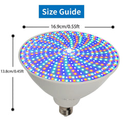 PGGBOO close-up of LED diodes showing bright color output and efficient illumination benefit