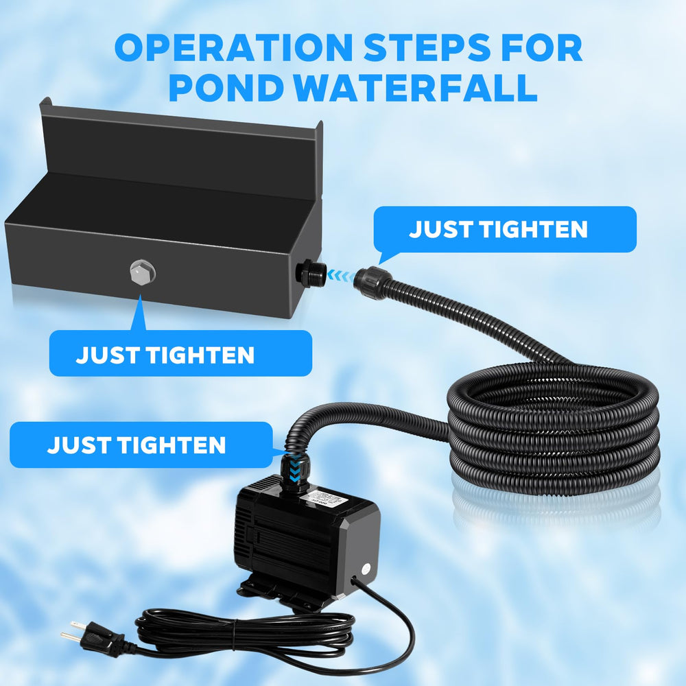 phabcf 50W pump side profile highlighting compact efficient design