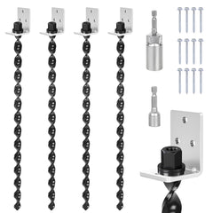 PHATRIP front view of four 24 inch anchors showing packaged set and brackets for fast installation