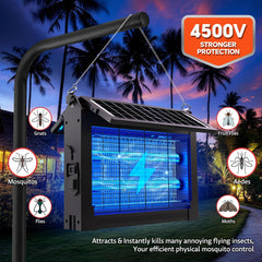 PhatroyYee detailed shot of inner 370nm LEDs and 4500V grid for effective insect control
