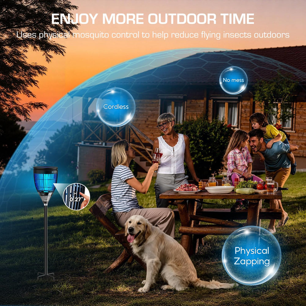 PhatroyYee in-use on patio illustrating pest control and comfort