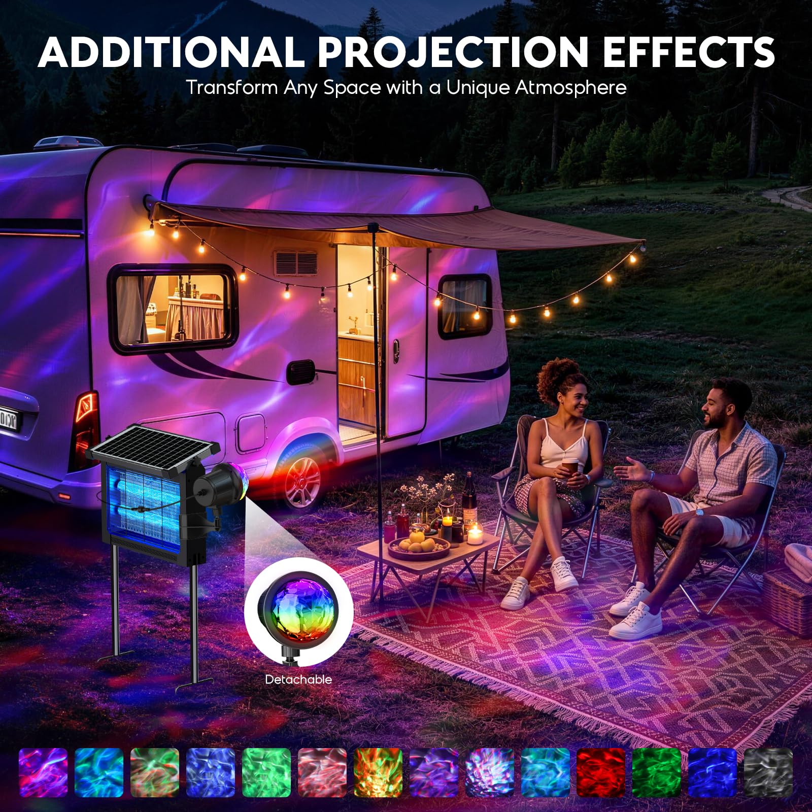 PhatroyYee placed on a camping table showing portable pest control benefit while outdoors