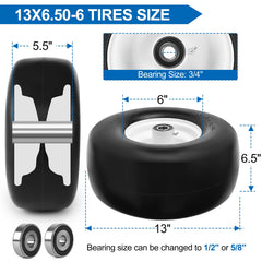 phepetroll close-up of smooth turf tire profile protecting grass while providing cushioning