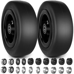 phepetroll front assembly close-up showing wheel and tread, durable replacement