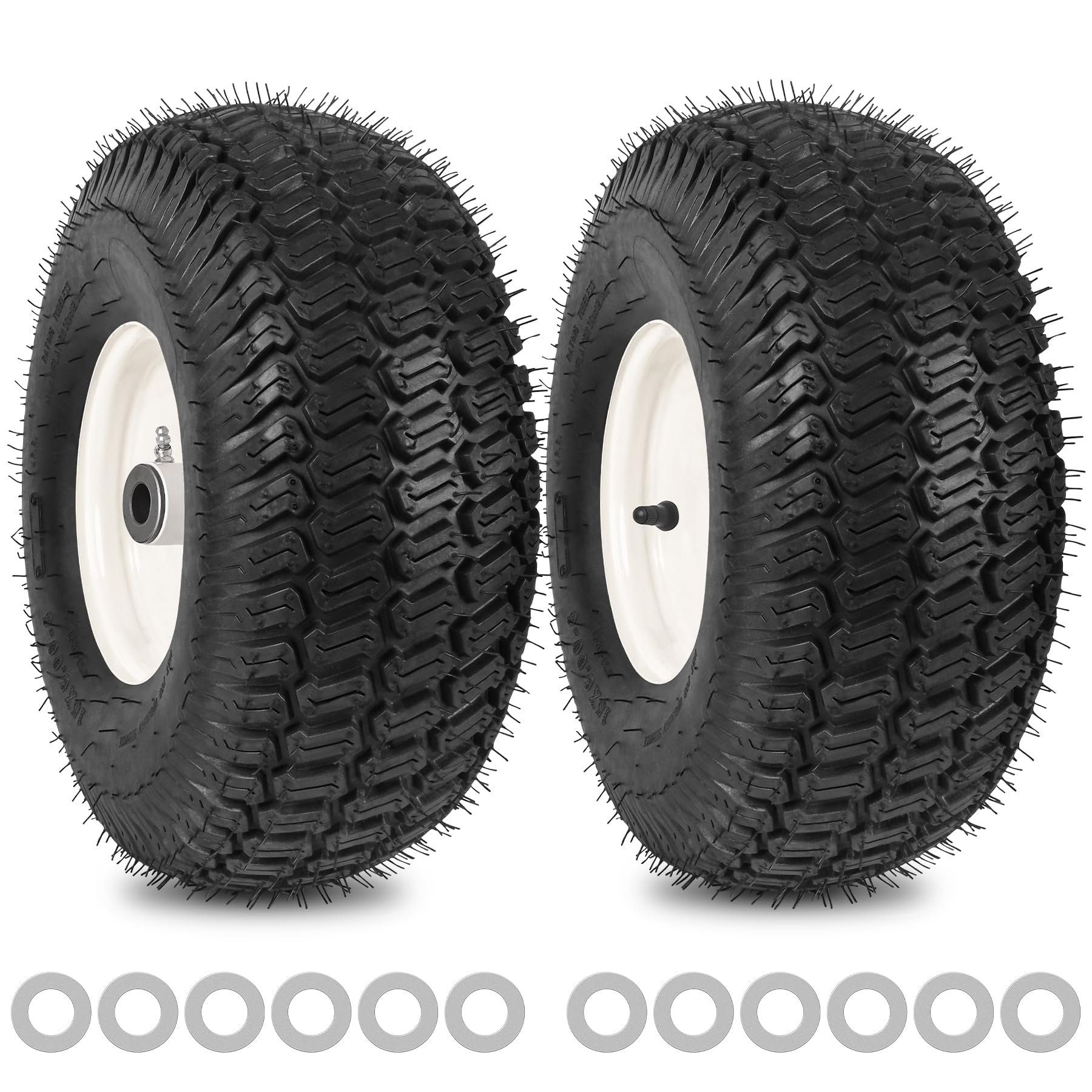 phepetroll front tire pack displayed showing two tires and labeling for easy identification and fit