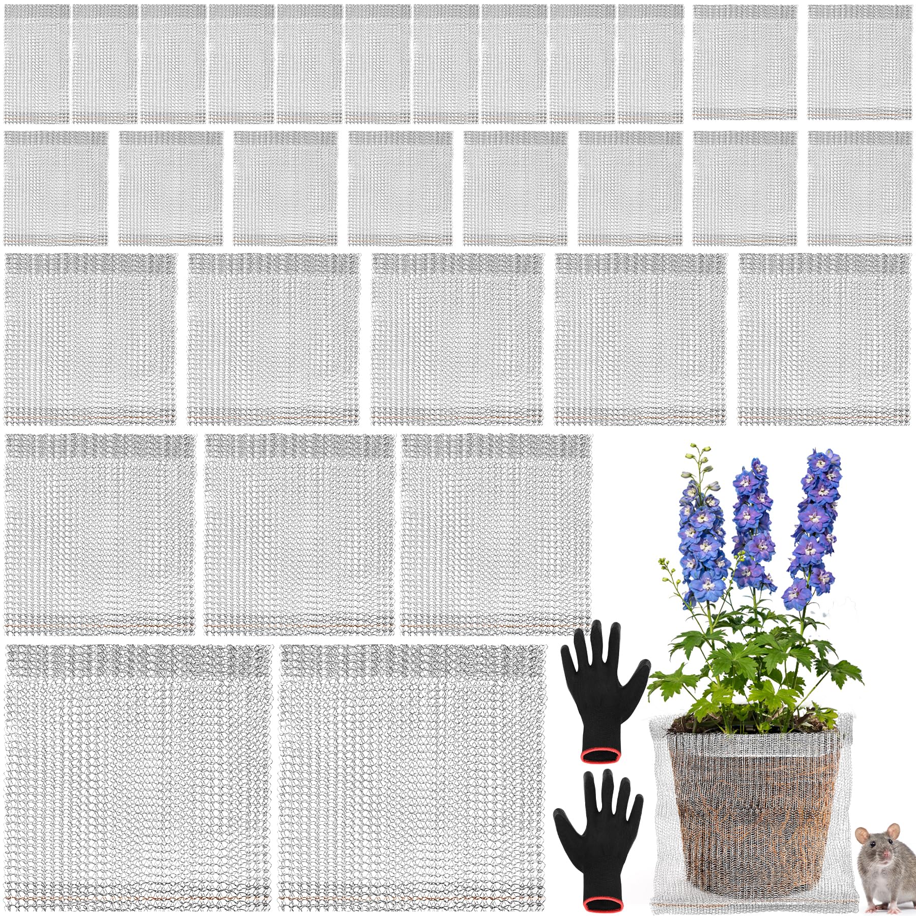 phepetroll front view of full 30-piece basket set showing variety and durability