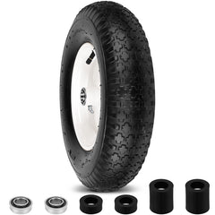 phepetroll front view of 16 inch wheel assembly showing fit and durability