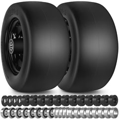 phepetroll front wheel assembly showing bolt pattern and hub, durable replacement