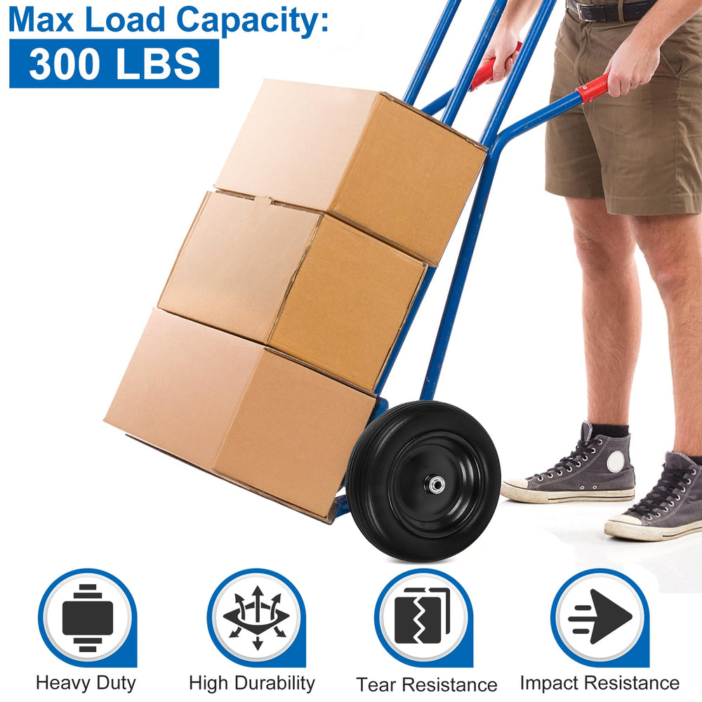 phepetroll garden cart in use with wheel for effortless yard transport and no flats