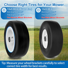 phepetroll side profile mounted on mower axle for secure fit
