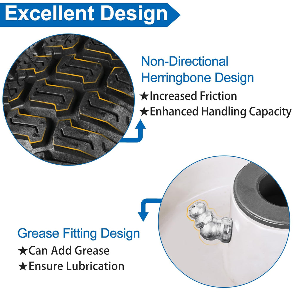 phepetroll sidewall and valve stem detail demonstrating durable rubber and easy inflation access