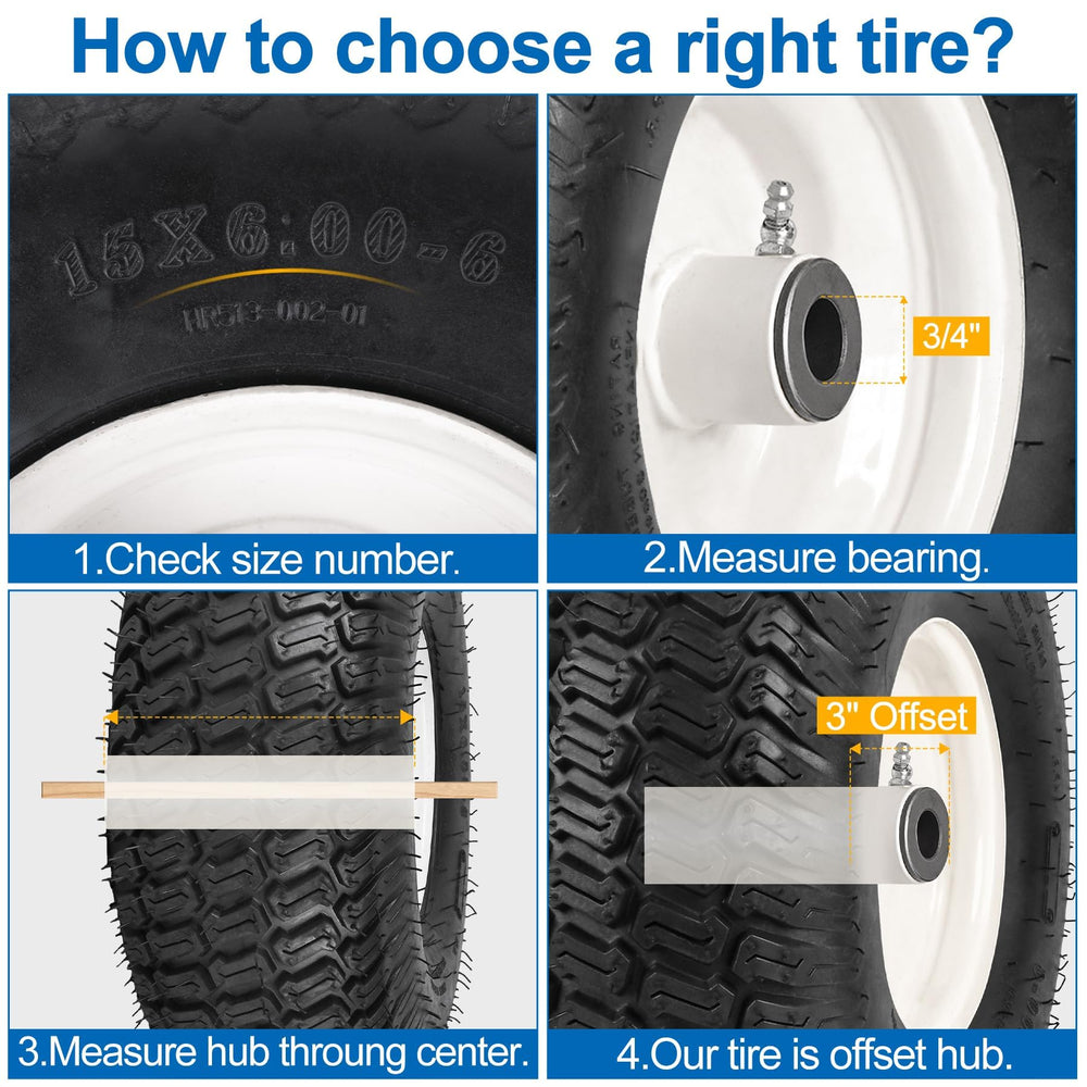 phepetroll tire next to ruler for scale showing 15 inch diameter and 6 inch width clarity