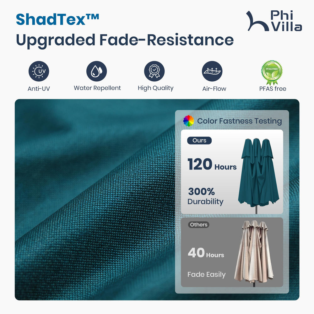 PHI VILLA solar panel top detail for off-grid LED charging