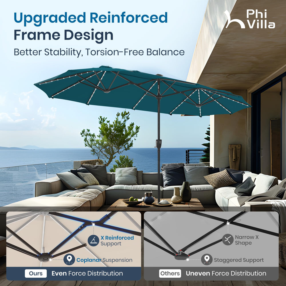 PHI VILLA hand crank operation view for effortless opening and closing