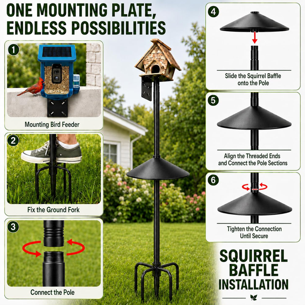 Phikrou pole supporting multiple feeders demonstrates heavy-duty capacity