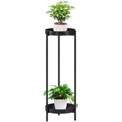 Philodwell front view showing full two-tier stand and neat display benefit